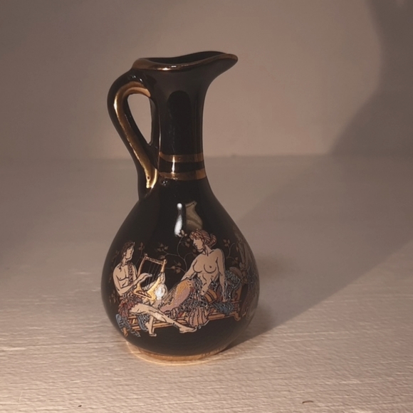 24k Gilded Pompeii Souvenir Vessel - Picture 3 of 5